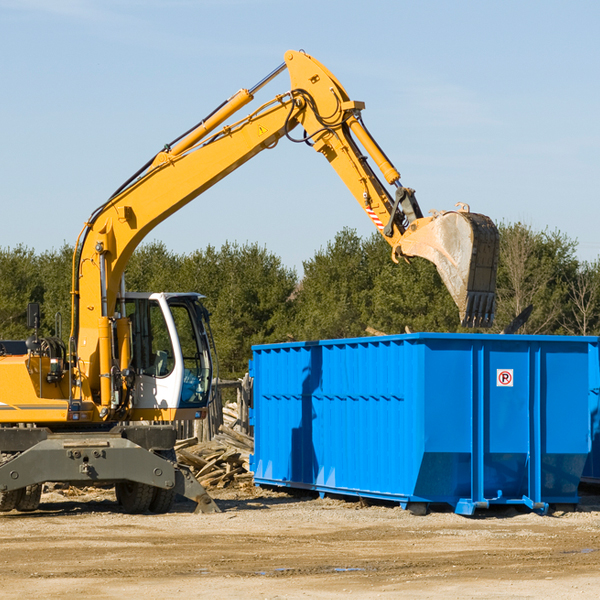 what are the rental fees for a residential dumpster in East Brandywine